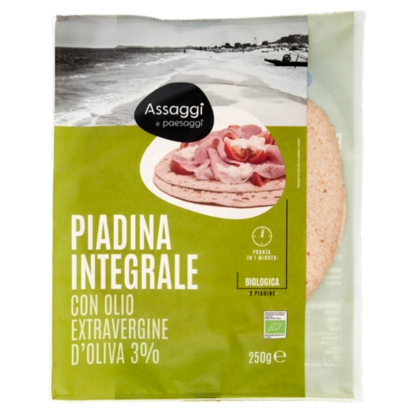Assaggi e paesaggi Piadina Integrale Biologica 2 x 125 g