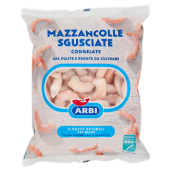 Arbi Mazzancolle Sgusciate Congelate 400 g