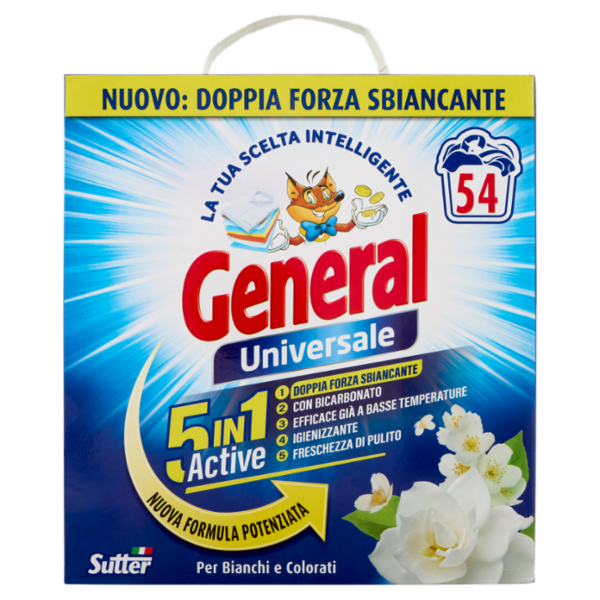 General Universale 5in1 Active per Bianchi e Colorati 2,43 kg