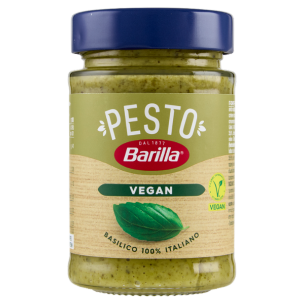 Barilla Pesto Genovese Vegan Condimento e Sugo per Pasta 195 g