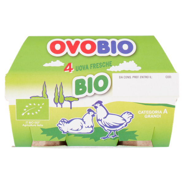 Ovobio 4 Uova Fresche Bio