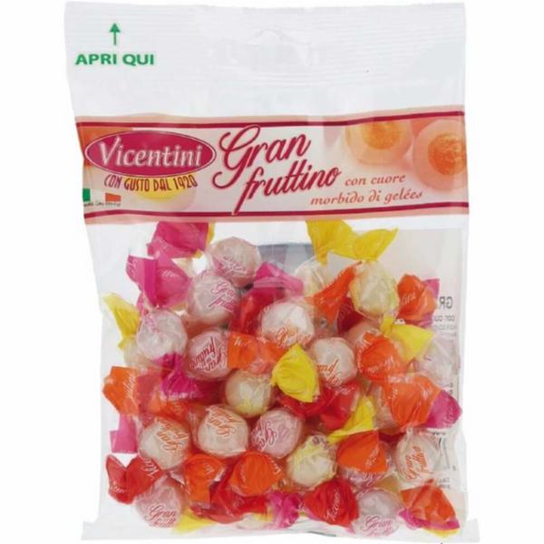 Vicentini Granfruttino Caramelle Assortite Ripiene alla Frutta 150g