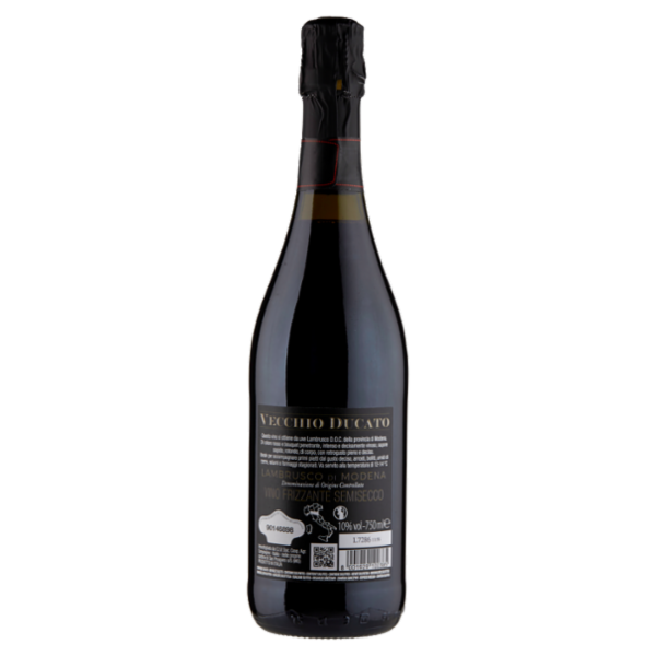 Civ&Civ Vecchio Ducato Lambrusco di Modena DOC Semisecco Scuro 750 ml