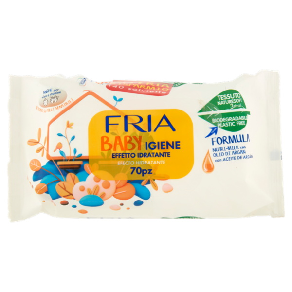 Fria Baby Igiene Effetto Idratante 2 x 70 pz