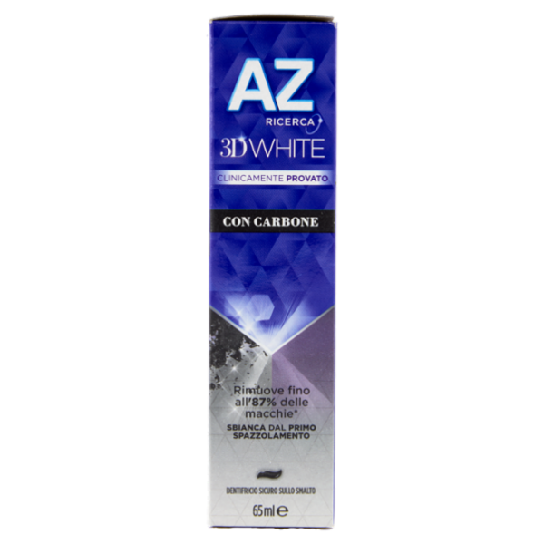 AZ Ricerca Dentifricio 3D White con Carbone 65 ml