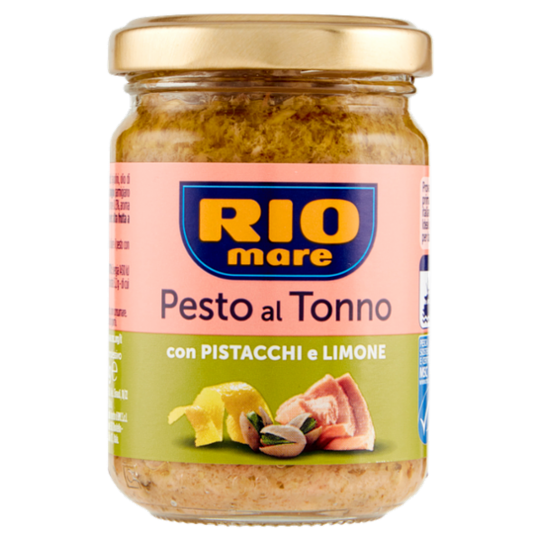 Rio mare Pesto al Tonno con Pistacchi e Limone 130 g