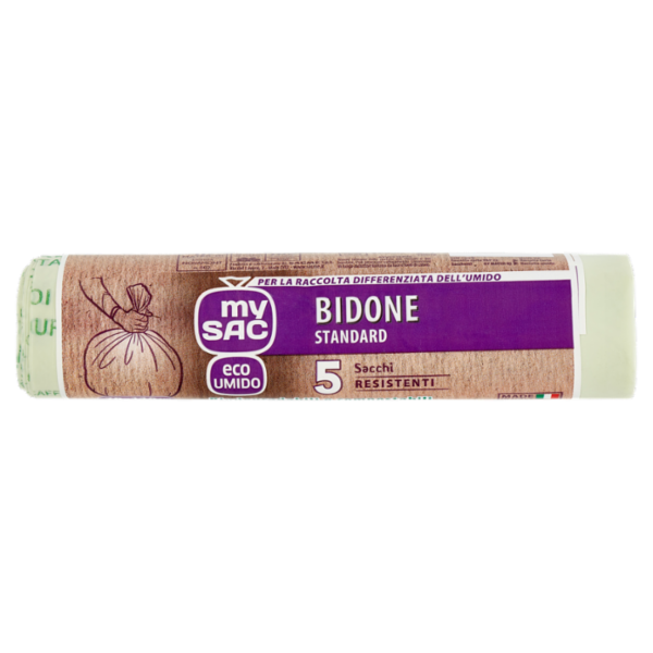 my Sac eco Umido Bidone Standard 70x110 cm Sacchi 5 pz