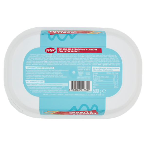 Selex Gelato Fragola e Limone 500 g