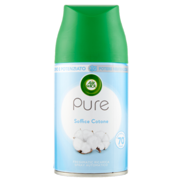Air Wick Freshmatic Ricarica Pure Soffice Cotone Profumatore per ambiente 250 ml