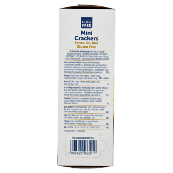 Nutrifree Mini Crackers Senza Glutine 125 g