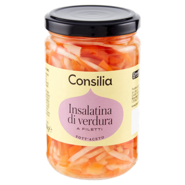 Consilia Insalatina di Verdure Aromatizzata con Aceto di Vino 300 g