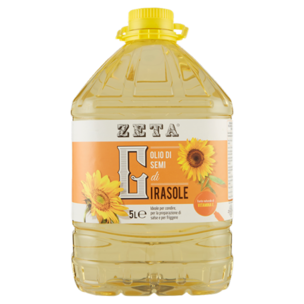 Zeta Olio di Semi di Girasole 5 L