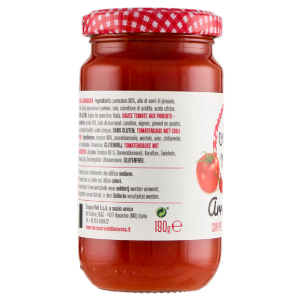 Le Conserve della Nonna Arrabbiata 190 g