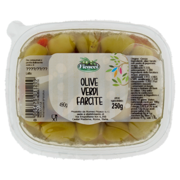 Ficacci Olive Verdi Farcite 250 g