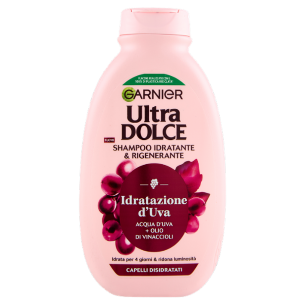 Garnier Ultra Dolce Shampoo Idratante & Rigenerante Idratazione d'Uva 250 ml