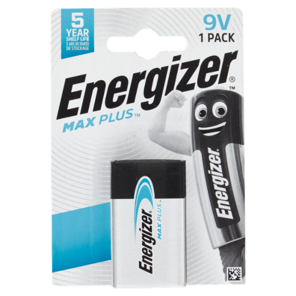 Energizer Max Plus Alkaline 9V 1 pz