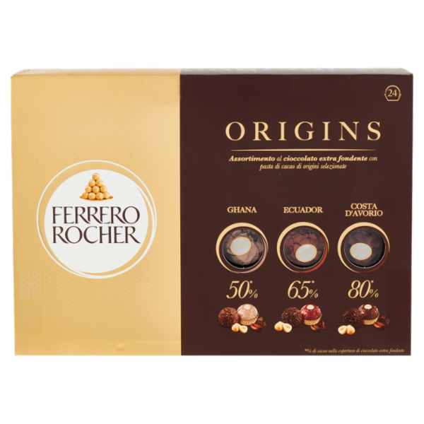 Ferrero Rocher Origins 24 pezzi 300 g