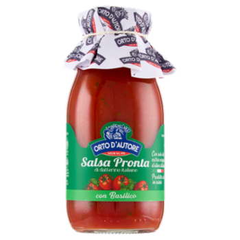 Orto D'Autore Salsa Pronta Di Datterino Italiano Con Basilico 250 g