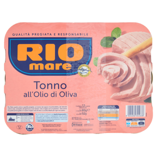 Rio mare Tonno all'Olio di Oliva 12 x 80 g