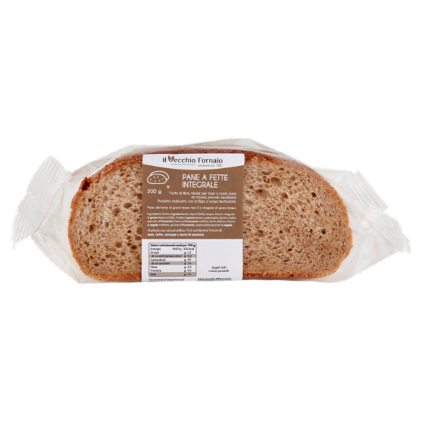 il Vecchio Fornaio Pane a Fette Integrale 300 g