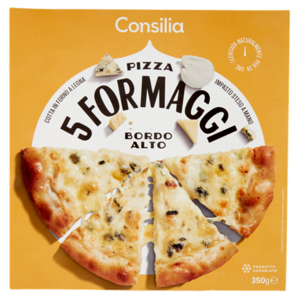 Consilia Pizza 5 Formaggi Surgelata 350 g