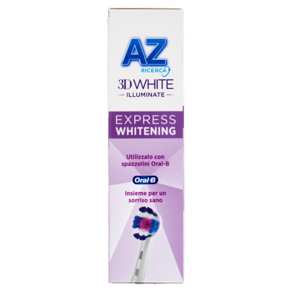 AZ Ricerca Dentifricio 3D White Illuminate Express Whitening Bianco Glossy 50 ml