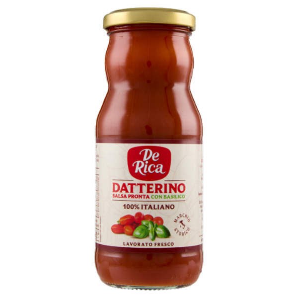 De Rica Datterino Salsa Pronta con Basilico 350 g