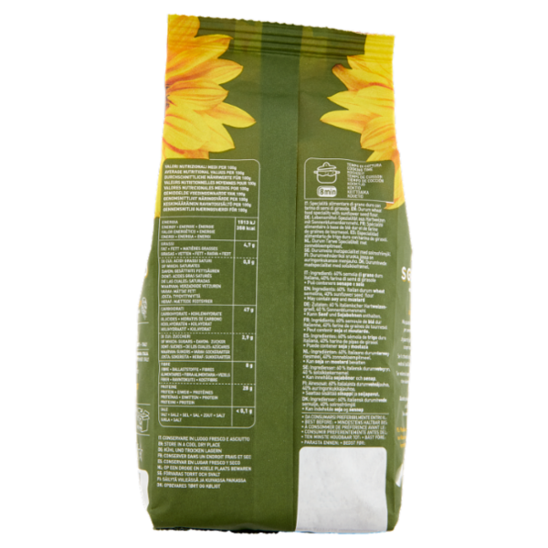 Sgambaro Pastasole Penne Rigate di Grano Duro e Farina di Semi di Girasole N°91 500 g