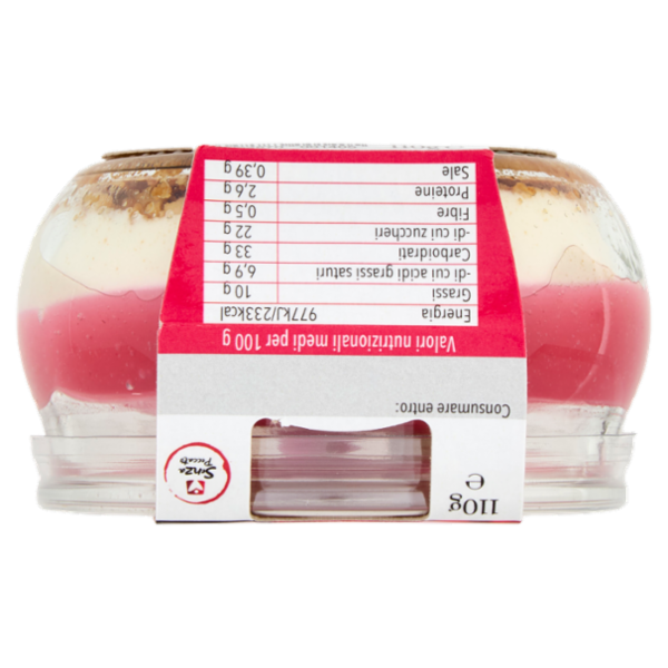 Senza Peccato Mousse ai lamponi 110 g