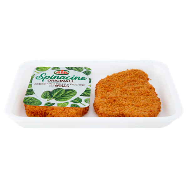 Aia Spinacine Originali Cotoletta di Pollo e Tacchino con Spinaci 0,220 kg