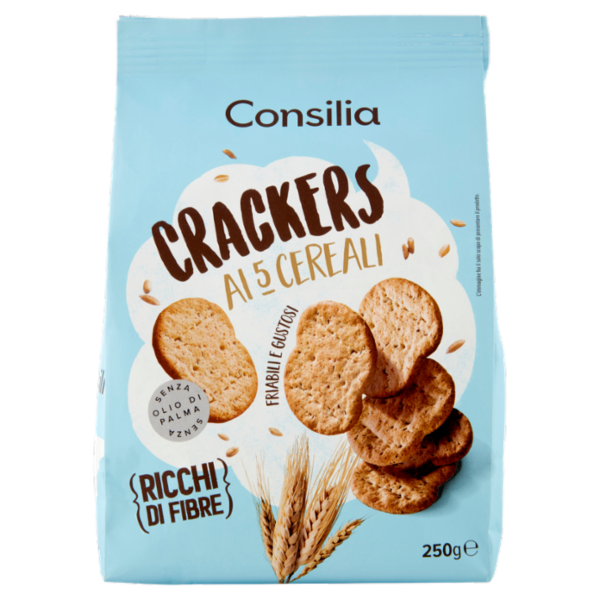 Consilia Crackers ai 5 Cereali 250 g