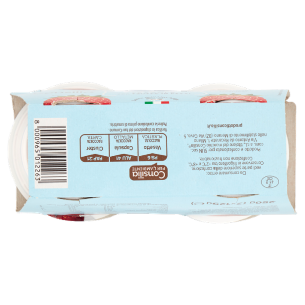 Consilia Yogurt Magro 0,1% Fragola 2x125 g
