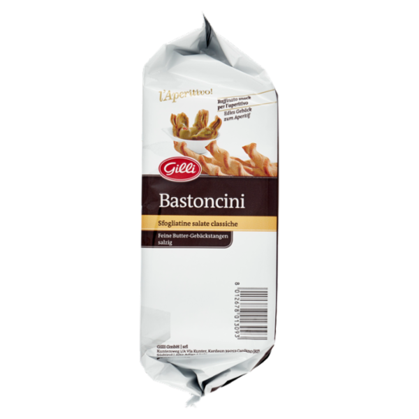 Gilli l'Aperitivo! Bastoncini Sfogliatine salate classiche 125 g