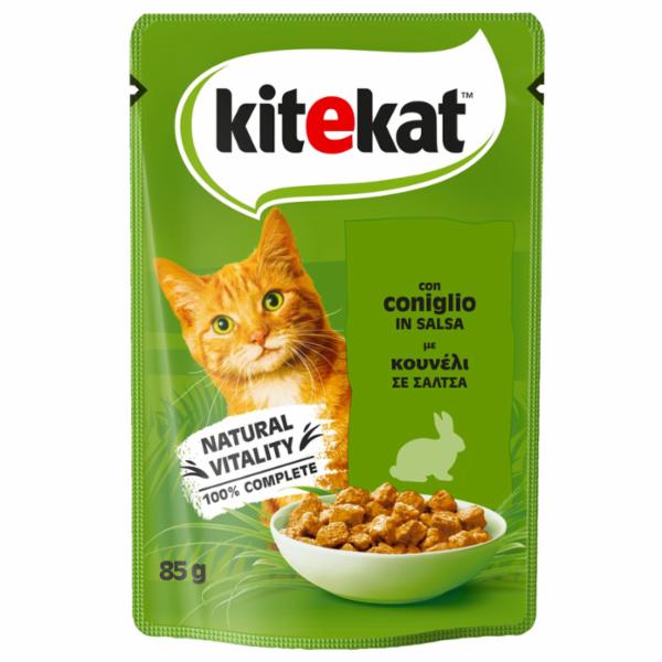 Kitekat Con Coniglio In Salsa Busta 85 G
