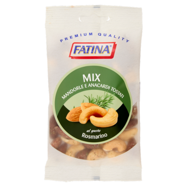 Fatina Mix Mandorle e Anacardi Tostati al gusto Rosmarino 70 g