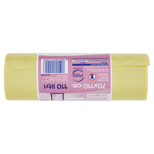 Selex Casa Bella Sacchi Condominiali Giallo con Legaccio Cm 70X110 10 pezzi