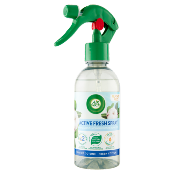Air Wick Active Fresh Spray Soffice Cotone 237 ml