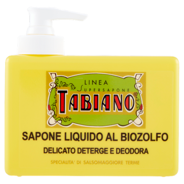 Pilogen Carezza Linea Supersapone Tabiano Sapone Liquido al Biozolfo 250 ml