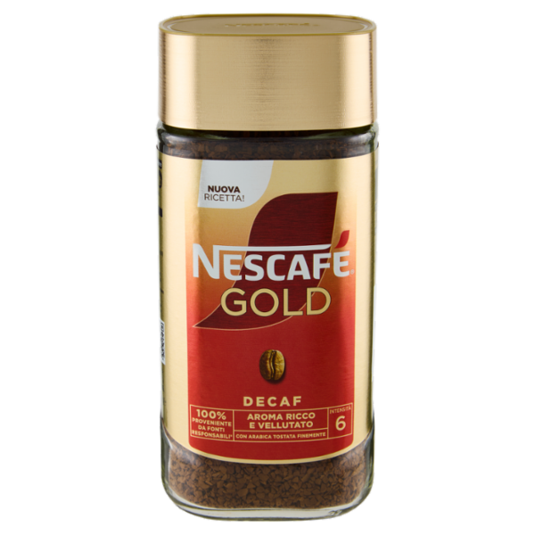 NESCAFÉ Gold Decaf Caffè Solubile Decaffeinato Barattolo 200g
