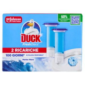 Duck Fresh Discs - Doppia Ricarica, Fragranza Marine 2 x 36ml