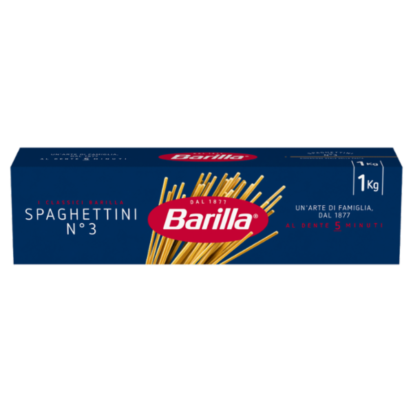 Barilla Pasta Spaghettini n.3 1Kg