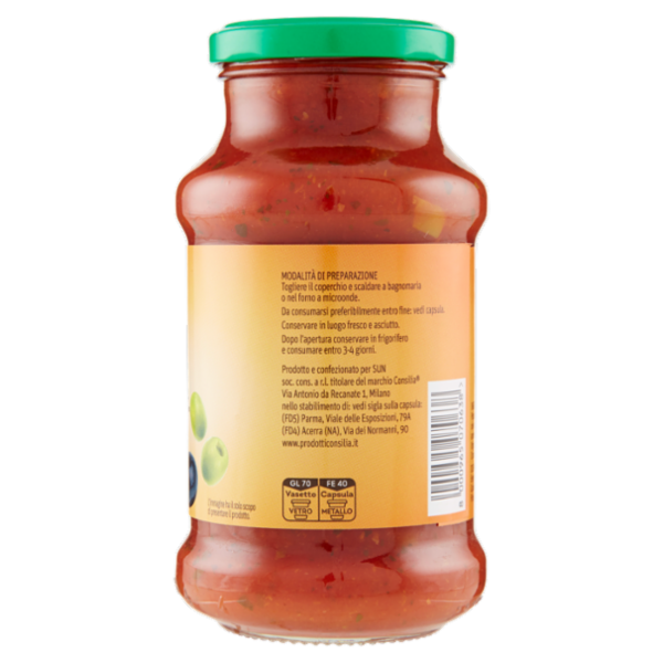 Consilia Saper Scegliere Sugo alle Olive 400 g