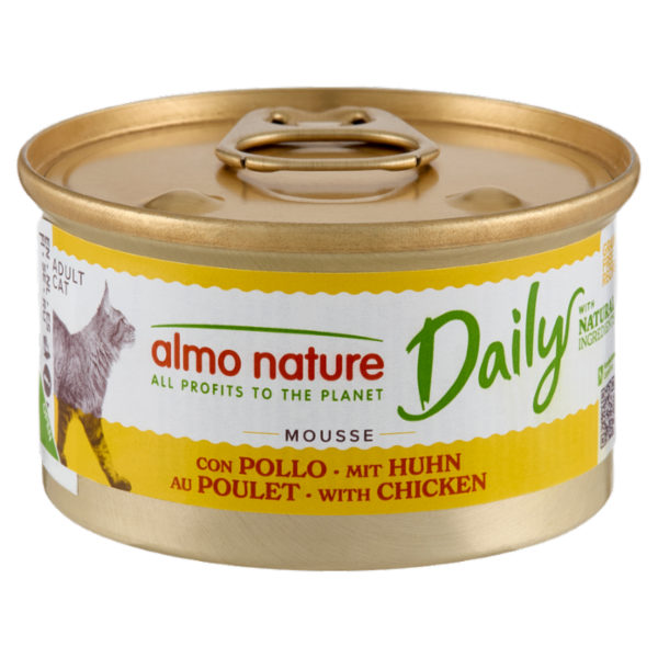 almo nature Daily Adult Cat Mousse con Pollo 85 g
