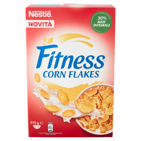 FITNESS Corn Flakes Fiocchi di Mais 375 g