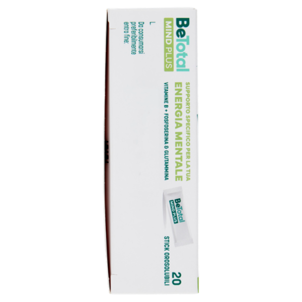 BeTotal Mind Plus Vitamina B Supporto per Stanchezza e Concentrazione Adulti e Bambini 6+ 20 Bst 50g