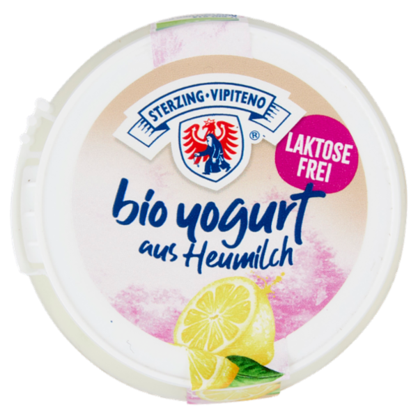 Sterzing Vipiteno bio yogurt da Latte fieno limone Senza Lattosio 150 g