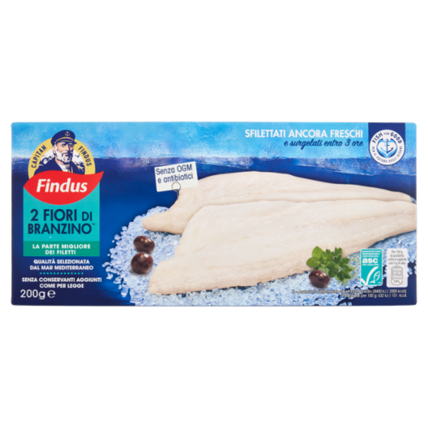 Capitan Findus 2 Fiori di Branzino 200 g