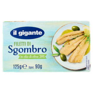 IL GIGANTE Filetti Di Sgombro In Olio Di Oliva 28% 125 g