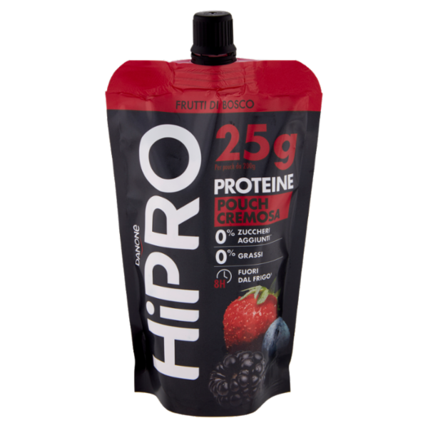 HiPRO 25g Proteine Pouch Cremosa Frutti di Bosco 200 g