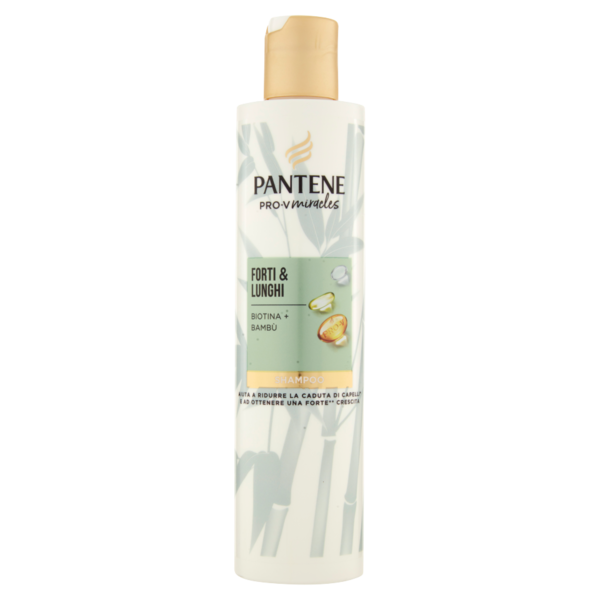 Pantene Shampoo Miracles Forti & Lunghi con Biotina + Bambù 225 ml